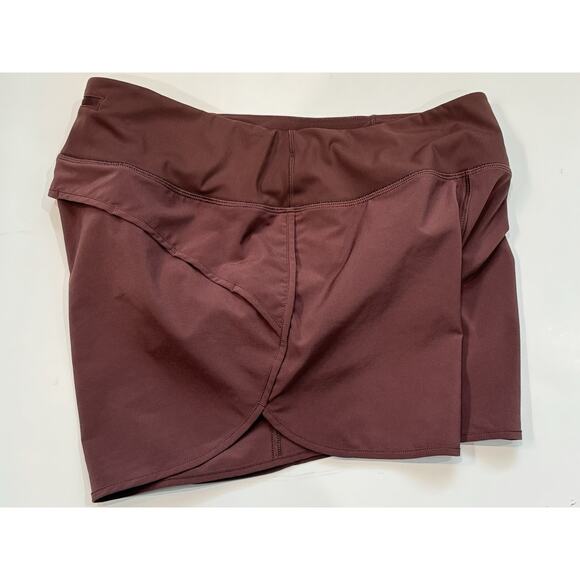 CRZ Yoga Women’s Running Active Workout Shorts Plum Large - Picture 5 of 9